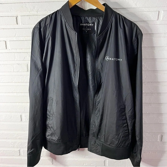Anatomy x Anatomie Collection Culture Always Wins Black Windbreaker, Size Small - Picture 4 of 10